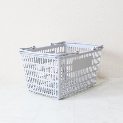 大和産業 買い物かご SLー7 ライトグレー 10個セット SL-7-LGY-10P 1セット(10個) 538-1859（直送品）