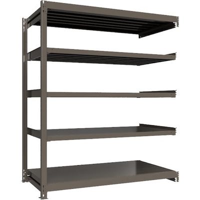 ICHIMAI 重量ボルトレスラック 段荷重1000Kg H2100×W1800×D900 天地5段 連結グレー TH1000-769R5（直送品）
