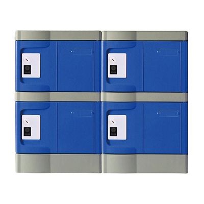 MTセキュリティジャパン 小物入れロッカー(IC錠) 2列2段/4人用 T-280E-IC2-2 1セット 64-9603-32（直送品）