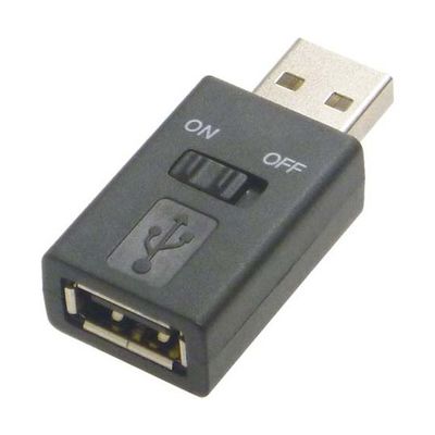 アイネックス USB電源スイッチアダプタ ADV-111B 1個 67-9238-35（直送品）