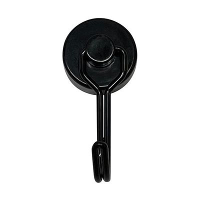 Trimate マグネットフック ブラック(自在回転) TR-MGF001-20BK 1個 67-4919-54（直送品）
