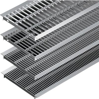 カネソウ ステンレス製グレーチング プレーンタイプ 歩道U字溝用 すきま26mm SMHU-915 P=30 1枚 343-6998（直送品）