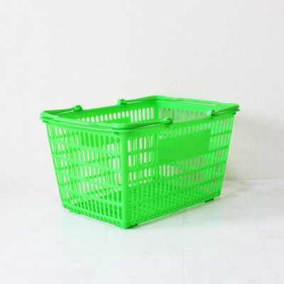 大和産業 買い物かご SLー7 グリーン 10個セット SL-7-GR-10P 1セット(10個) 538-0364（直送品）