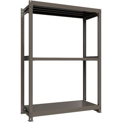 ICHIMAI 重量ボルトレスラック 段荷重1000Kg H2100×W1500×D600 天地3段 単体グレー TH1000-756T3（直送品）