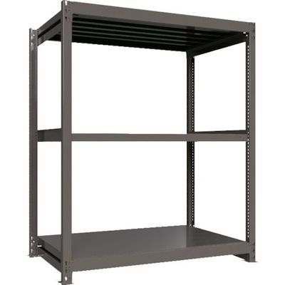 ICHIMAI 重量ボルトレスラック 段荷重1000Kg H1800×W1500×D900 天地3段 単体グレー TH1000-659T3（直送品）