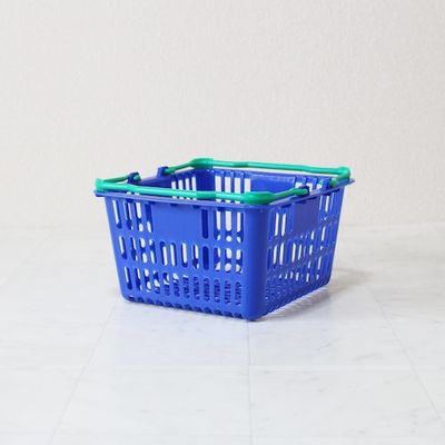 大和産業 買い物かご SLー1ブルー×グリーン SL-1-BLGR 1個 538-1861（直送品）
