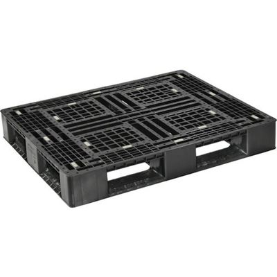 日本プラパレット NPC プラスチックパレットFAー1109RR 片面四方差し 黒 FA-1109RR 1枚 432-8323（直送品）