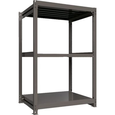 ICHIMAI 重量ボルトレスラック 段荷重1000Kg H1800×W1200×D900 天地3段 単体グレー TH1000-649T3（直送品）