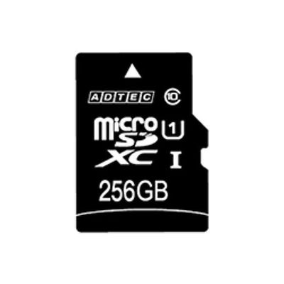 アドテック microSDXC 256GB UHS1 SD変換Adapter付 AD-MRXAM256G/U1 1個 67-7461-10（直送品）