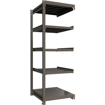 ICHIMAI 重量ボルトレスラック 段荷重1000Kg H2400×W900×D900 天地5段 連結グレー TH1000-839R5（直送品）