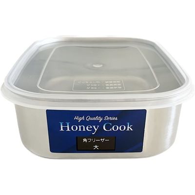 アークランズ HONEYCOOK(アークランドサカモト)18ー8ステン角フリーザー 大 PR4347 1個 68-4534-09（直送品）