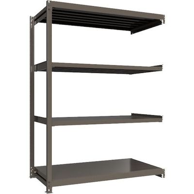 ICHIMAI 重量ボルトレスラック 段荷重1000Kg H2400×W1800×D900 天地4段 連結グレー TH1000-869R4（直送品）