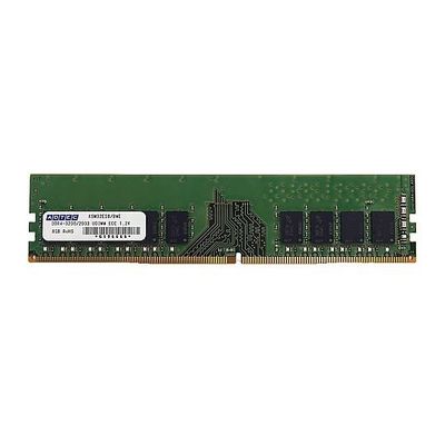 アドテック サーバー用DDR4ー2400 UDIMM ECC 4GB 1Rx8 ADS2400D-E4GSB 1個 67-7462-15（直送品）