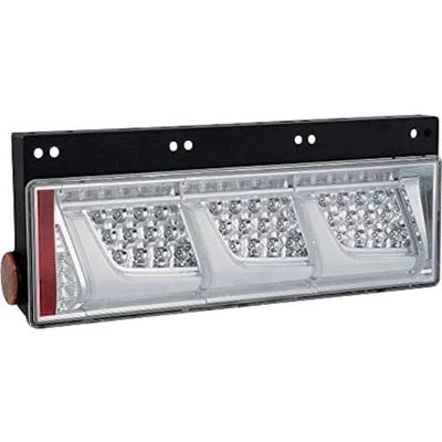 小糸 左 クリアVer シーケンシャルターン トラック用オールLEDリアコンビネーションランプ 3連タイプ LEDRCL-24LSCD 1台（直送品）