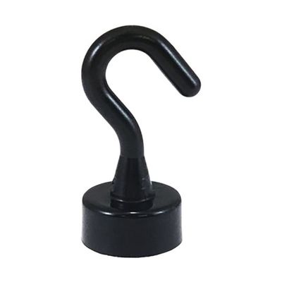 Trimate マグネットフック プラスチック ブラック TR-MGF005-BK 1個 67-4919-66（直送品）