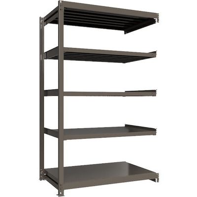 ICHIMAI 重量ボルトレスラック 段荷重1000Kg H2400×W1500×D900 天地5段 連結グレー TH1000-859R5（直送品）