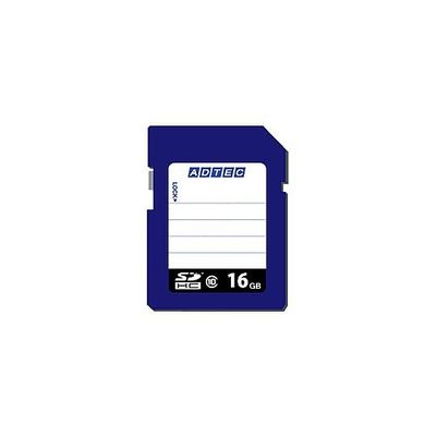 アドテック SDHCメモリーカード 16GB Class10 AD-SDTH16G/10 1個 67-7459-42（直送品）