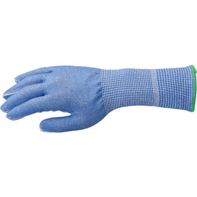 バリアローブ 耐切創カットバリアブルーバサルトロングノンコート10双入L(10双入) NO.658L 1セット(120双:10双×12袋)（直送品）