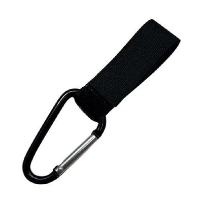 Trimate 取付けマジックテープカラビナ付き ブラック TR-TMK001-BK 1個 67-4921-41（直送品）