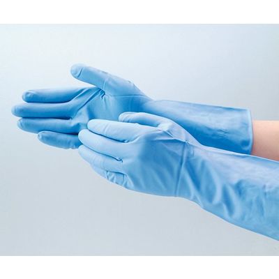 ダンロップホームプロダクツ ニトリルうす手 裏毛なし ブルー 240双入 M No911 M-B 1ケース(240双) 63-7088-53（直送品）