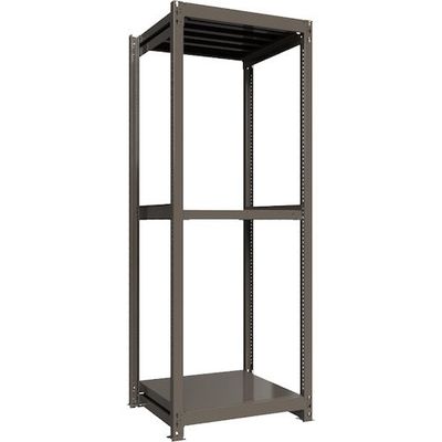 ICHIMAI 重量ボルトレスラック 段荷重1000Kg H2400×W900×D750 天地3段 単体グレー TH1000-837T3（直送品）