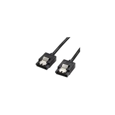 ainex ラッチ付 シリアルATAラウンドケーブル 70cm SATR-3107BK 1個 68-0583-81（直送品）