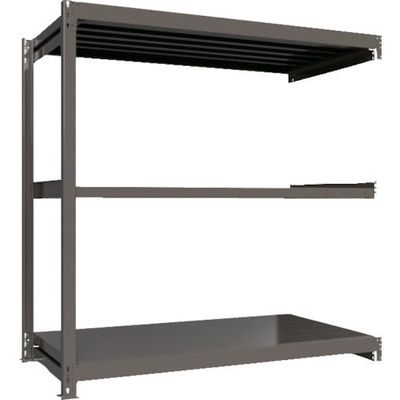 ICHIMAI 重量ボルトレスラック 段荷重1000Kg H1800×W1800×D900 天地3段 連結グレー TH1000-669R3（直送品）