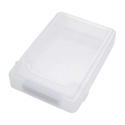 アイネックス 3.5インチHDD収納ケース ホワイト HDB-01B-WH 1個 67-9282-43（直送品）