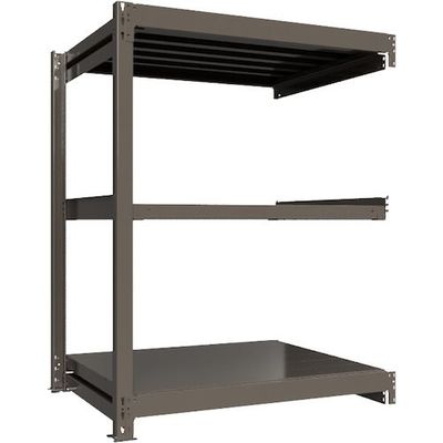 ICHIMAI 重量ボルトレスラック 段荷重1000Kg H1500×W1200×D900 天地3段 連結グレー TH1000-549R3（直送品）