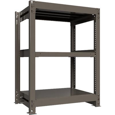 ICHIMAI 重量ボルトレスラック 段荷重1000Kg H1200×W900×D600 天地3段 単体グレー TH1000-436T3（直送品）