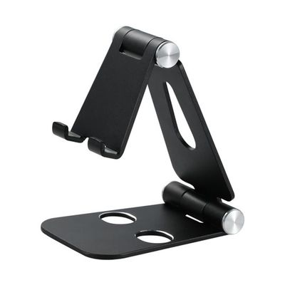 Trimate スマホスタンド ブラック TR-CST001-BK 1個 67-4918-05（直送品）