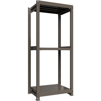 ICHIMAI 重量ボルトレスラック 段荷重1000Kg H2100×W900×D600 天地3段 単体グレー TH1000-736T3（直送品）