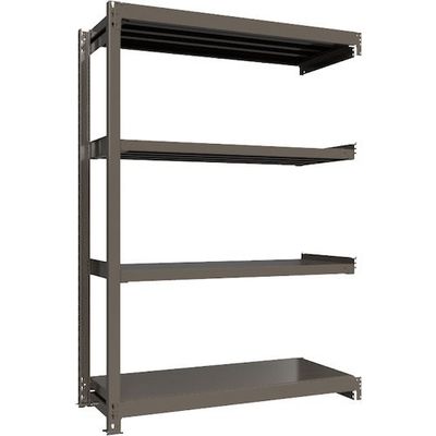 ICHIMAI 重量ボルトレスラック 段荷重1000Kg H2100×W1500×D600 天地4段 連結グレー TH1000-756R4（直送品）
