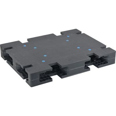 日本プラパレット NPC プラスチックパレットZFRー108085 両面四方差し グレー ZFR-108085 1枚 432-8336（直送品）