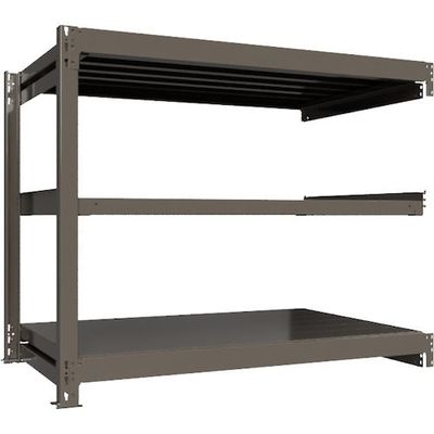 ICHIMAI 重量ボルトレスラック 段荷重1000Kg H1200×W1500×D900 天地3段 連結グレー TH1000-459R3（直送品）