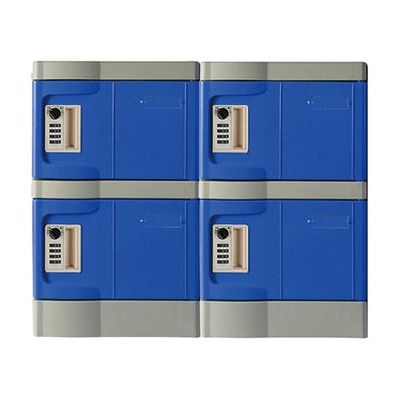 MTセキュリティジャパン 小物入れロッカー(ダイヤル錠) 2列2段/4人用 T-280E-2-2 1セット 64-9603-26（直送品）