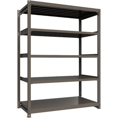 ICHIMAI 重量ボルトレスラック 段荷重1000Kg H2400×W1800×D900 天地5段 単体グレー TH1000-869T5（直送品）