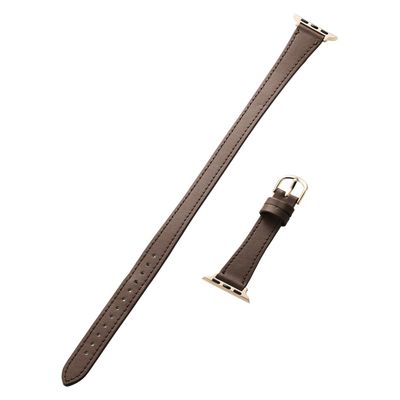 アップルウォッチバンド (41 40 38mm) レザー ロングサイズ ココアブラウン AW-41BDLWJBR エレコム 1個（直送品）
