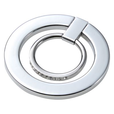 スマホリング マグネット リング 着脱可能 ラインストーン シルバー P-STRMKGSSV エレコム 1個（直送品）