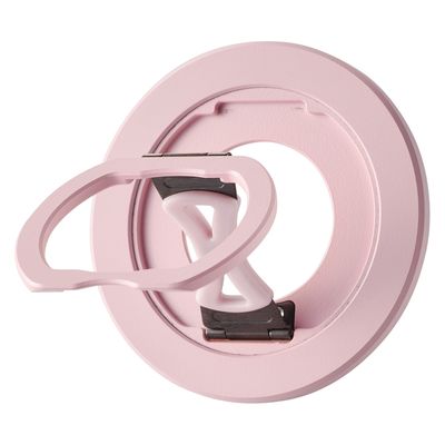スマホリング マグネット 360度回転 リング 着脱可能 薄型 フラット設計 ピンク P-STRMKSLPN エレコム 1個（直送品）