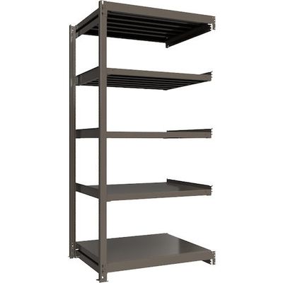 ICHIMAI 重量ボルトレスラック 段荷重1000Kg H2400×W1200×D900 天地5段 連結グレー TH1000-849R5（直送品）