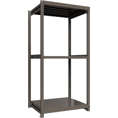 ICHIMAI 重量ボルトレスラック 段荷重1000Kg H2400×W1200×D900 天地3段 単体グレー TH1000-849T3（直送品）