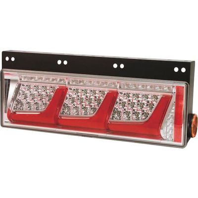 小糸 右 レッドVer シーケンシャルターン トラック用オールLEDリアコンビネーションランプ 3連タイプ LEDRCL-24RS 1台（直送品）