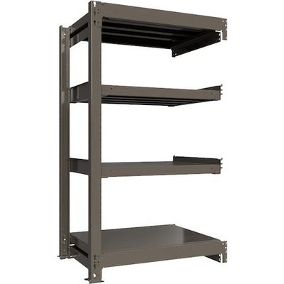 ICHIMAI 重量ボルトレスラック 段荷重1000Kg H1500×W900×D600 天地4段 連結グレー TH1000-536R4（直送品）