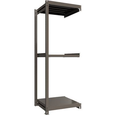 ICHIMAI 重量ボルトレスラック 段荷重1000Kg H2400×W900×D750 天地3段 連結グレー TH1000-837R3（直送品）