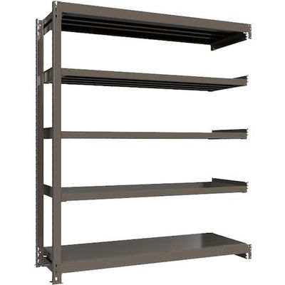 ICHIMAI 重量ボルトレスラック 段荷重1000Kg H2100×W1800×D600 天地5段 連結グレー TH1000-766R5（直送品）