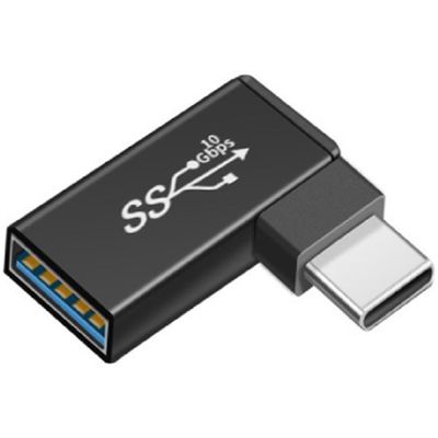 Trimate USBアダプタ USB TypeーA(メス)ー TypeーC(オス)L字型 TR-UCE 1個 67-4921-56（直送品）