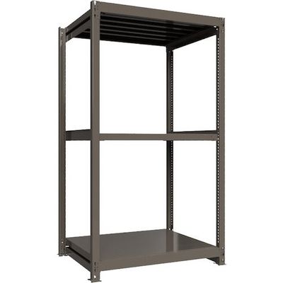 ICHIMAI 重量ボルトレスラック 段荷重1000Kg H2100×W1200×D900 天地3段 単体グレー TH1000-749T3（直送品）