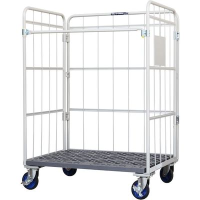 ワコーパレット ワコー 床板プラスチック製カゴ車 1100×800×1500 WKP-1180L 1台 448-9212（直送品）