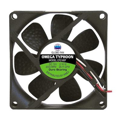 アイネックス OMEGA TYPHOON 80mm 標準タイプ CFZ-80FB 1個 67-9231-73（直送品）